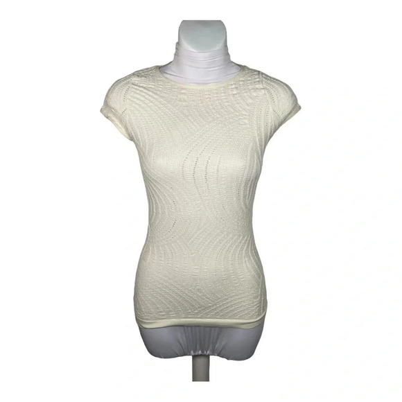 🤍 Bebe Body Fit Top sz SP - Picture 1 of 7